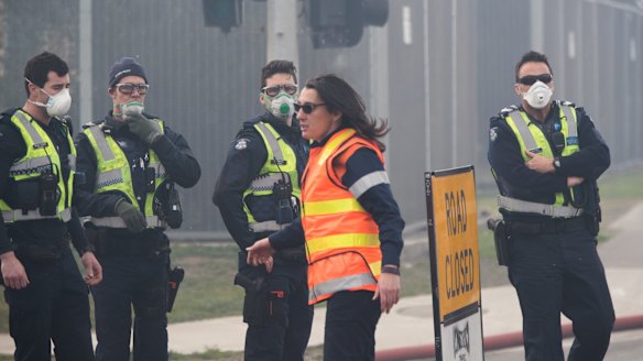 Toxic smoke is now threatening nearby residents.