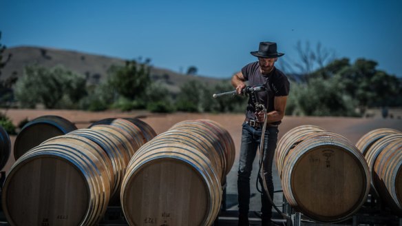 Sam Leyshon of Mallaluka wines.
