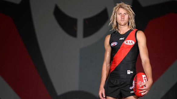 Stepping up: New Bombers skipper Dyson Heppell.