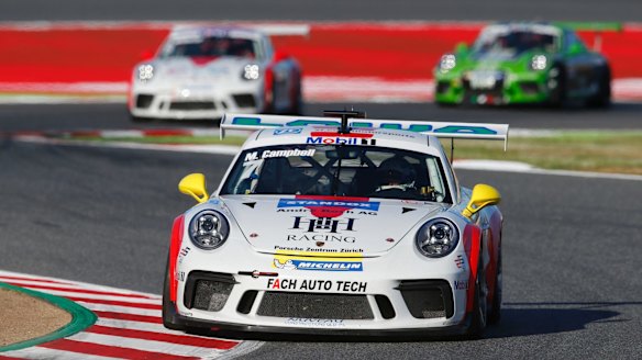 Breakthrough: Australian Matt Campbell won last weekend's Porsche Supercup race at the Austrian Grand Prix.