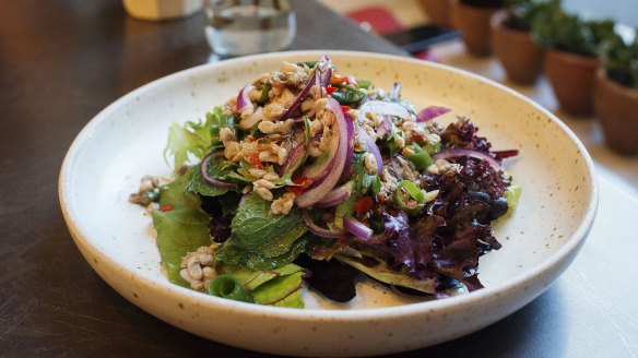 Red ant egg salad at Boon Cafe.