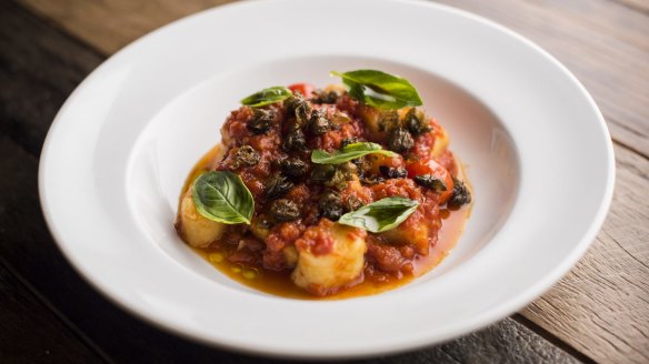 Gnocchi al pomodoro at Peppe's.