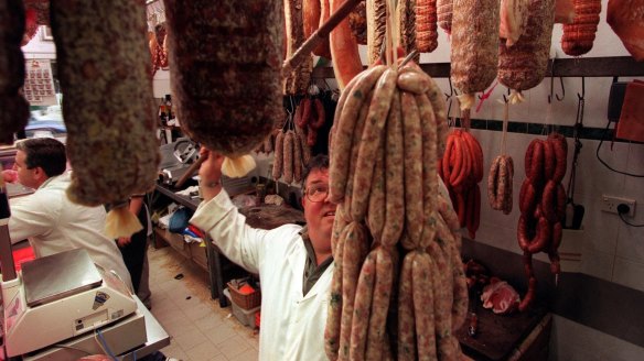Carlo Colaiacomo didn't think it was a butcher shop unless you were hitting your head on something hanging.