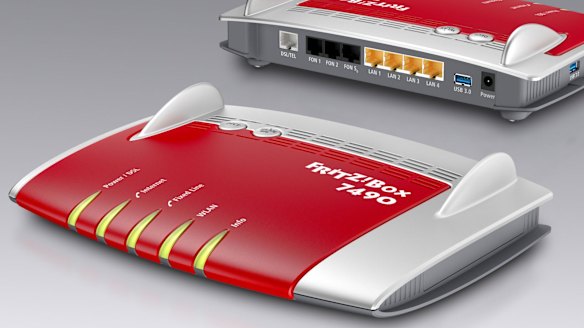 The Fritz!Box 7490 is an 802.11ac wi-fi modem/router with the lot.