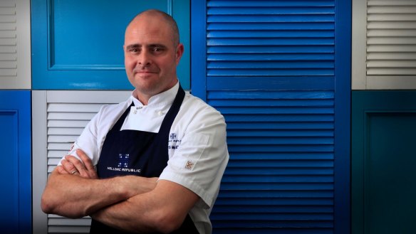 Hellenic Republic head chef Travis McAuley, who came up with the Cypriot grain salad recipe.
