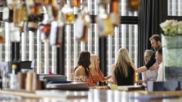 Diners having a last dance at Stokehouse. 