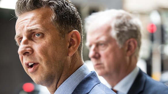 NSW Transport Minister Andrew Constance says there is no option but to temporarily close the train line.