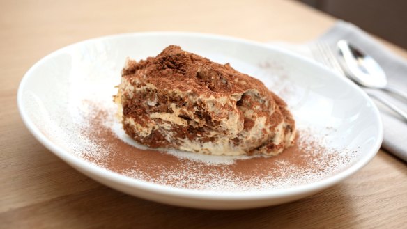 Tiramisu makes a sweet finish.