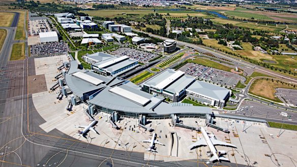 The airport would initially be the size of Canberra Airport. 
