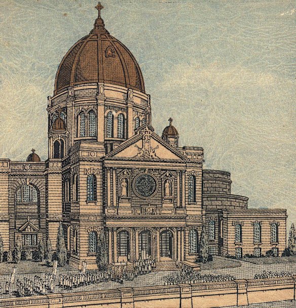 The proposed Holy Name Cathedral in Brisbane.