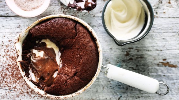 Helen Goh's gluten-free chocolate puddings.