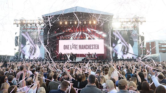 The 'One Love Manchester' benefit concert where Ariana Grande performed.