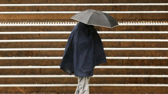 Rain is heading back to Sydney but nothing like the levels being seen up north.