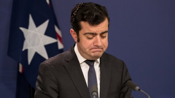 Sam Dastyari announces his resignation from Parliament.