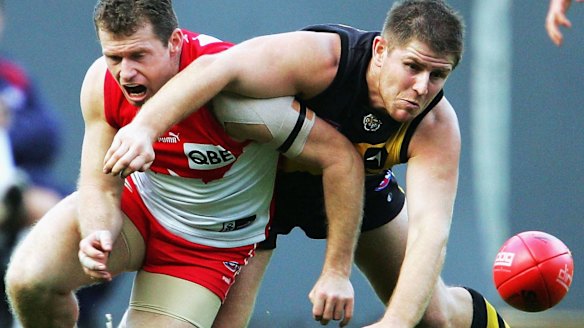 Billy Nicholls in action playing for Richmond. 