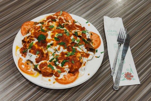 Smoke signals: The Iskender plate. 