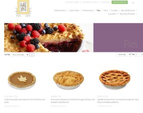The three pies can be bought from the California-based bakery, Sweet Lady Jane, for $44 (US$32) each.