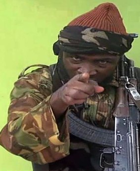 Nigerian Islamist extremist group Boko Haram leader Abubakar Shekau.