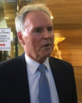 Bob Sharpless, the deputy chairman of Springfield Land Corporation, said a ban on all political donations would make his life "so much easier".