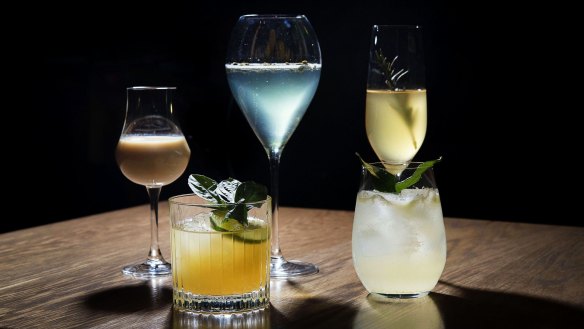 A selection of Phil Gandevia's brilliant non-alcoholic pairings at Bentley Restaurant and Bar.