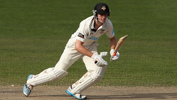 On the rise: Cameron Bancroft of Western Australia.