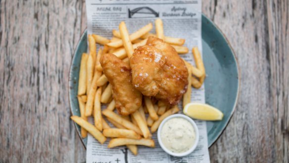 Oil for deep-frying fish and chips can be reused once or twice.