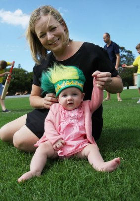 One for the family album: Sheree Hardy with five month old daughter Charlotte.
