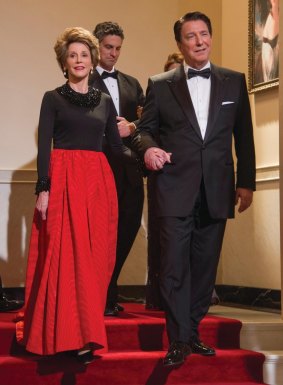 With Jane Fonda as Nancy and Ronald Reagan in Lee Daniels' The Butler.