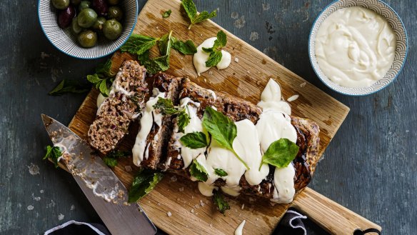 Six-ish ingredient Greek lamb meatloaf.