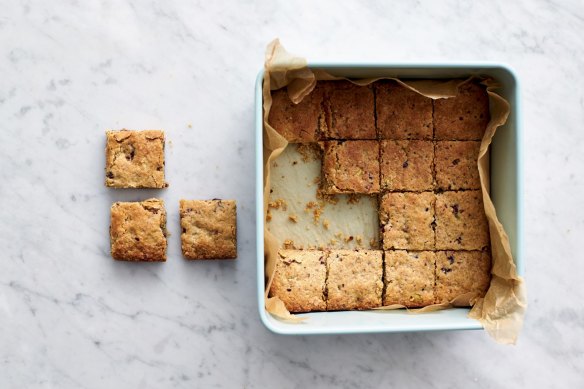 Buddy's flapjack biscuits.