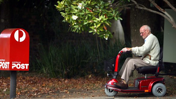 Letter delivery has slowed right down since two-speed mail was introduced in January this year. 