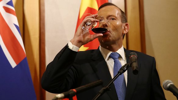 Tony Abbott admits Australia's policies towards China are driven by two emotions: "fear and greed".