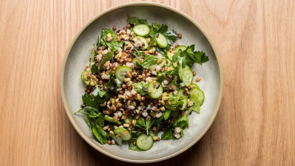 Mixed grain tabbouleh.