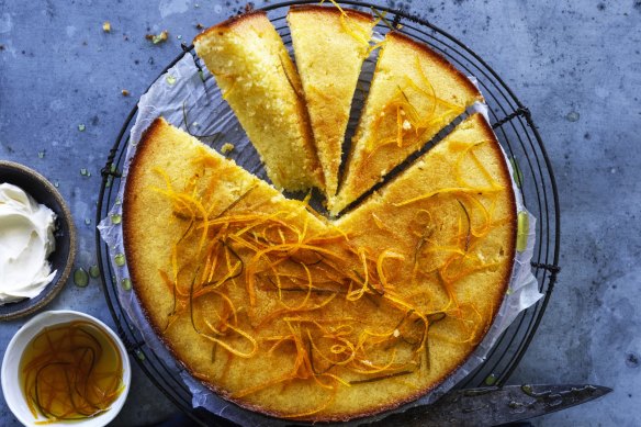 Bursting with orange and lime, this simple cake is perfect winter baking.