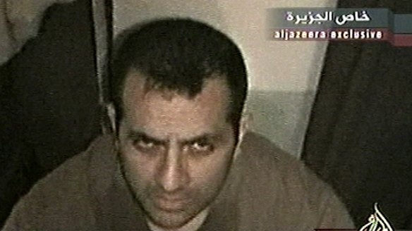 'Now you'll see how an Italian dies' ... Italian hostage Fabrizio Quattrocchi, who was kidnapped by insurgents in Iraq, is said to have pulled off his mask and confronted his captors just before he was shot. Image from Al-Jazeera TV.