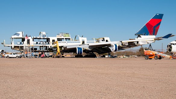 When an aircraft is scrapped, there's still plenty of parts that can live again.