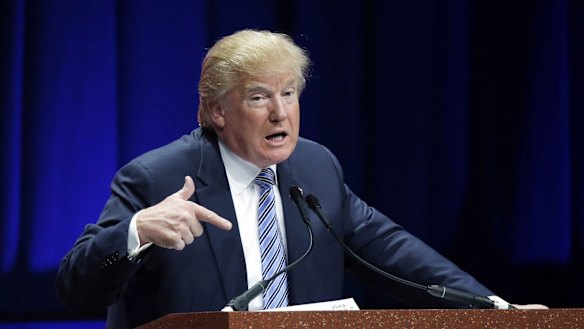 Republican presidential candidate Donald Trump on Syrian refugees: "If I win, they're going back."
