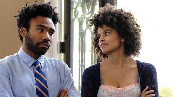 Donald Glover and Zazie Beetz in Atlanta.