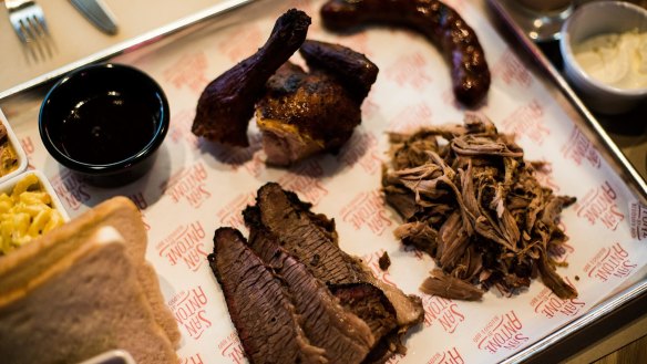 The shared platter for two at San Antone at Crown Casino.