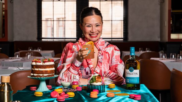Poh Ling Yeow is doing a three-month residency at QT Melbourne hotel, designing dishes that will be paired with whisky cocktails.