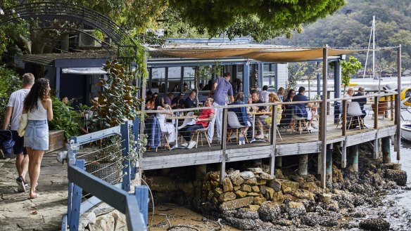 Cottage Point Inn's waterside setting is magical.