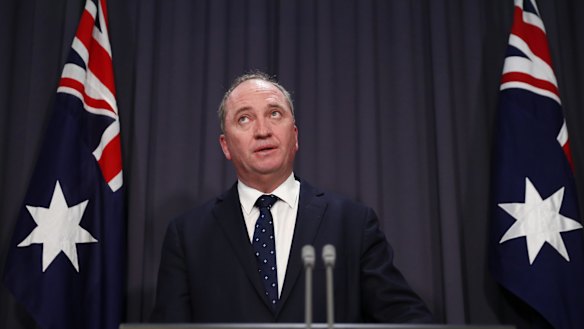 Critics have argued Barnaby Joyce should be relieved of the water resources portfolio.