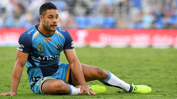 Jarryd Hayne during his stint with Gold Coast.