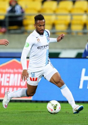 Novillo had his best game for City against Wellington.