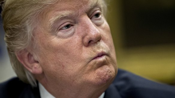 US President Donald Trump 