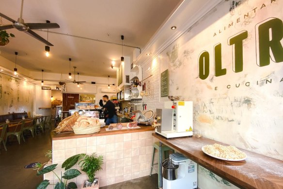 With a shopfront in Prahran Market and a streetside pasta-making station, Oltre is a vibrant addition to Commercial Road.