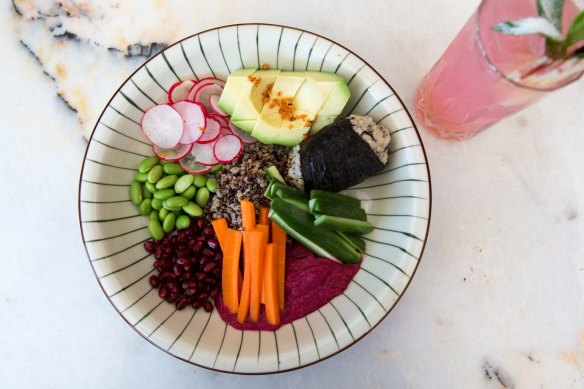 A highlight of the Erskine Villa menu: the breakfast bowl.