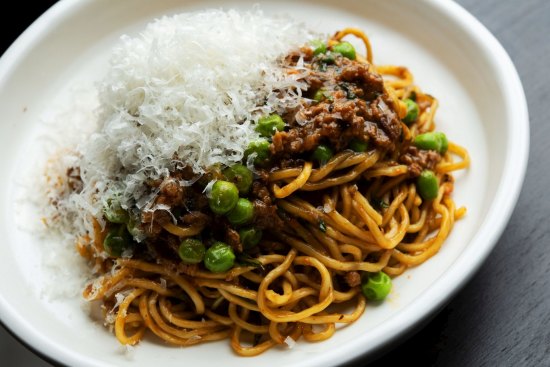 Go-to dish: Ground wagyu with thin egg noodles is like a Vietnamesed spag bol.