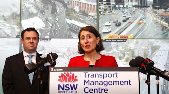 Premier Gladys Berejiklian and WestConnex Minister Stuart Ayres announced the rebate last month.
