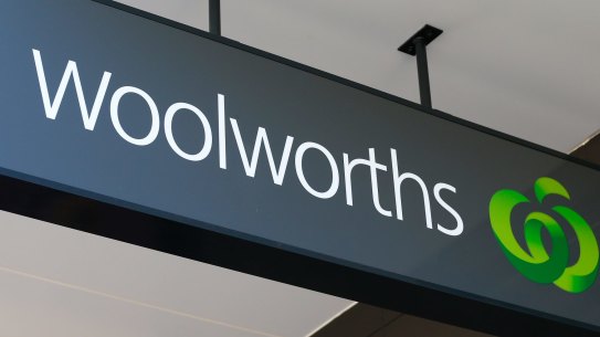 Signage for Woolworths Ltd. is displayed at one of the company's supermarkets in Sydney, Australia, on Tuesday, July 26, 2016. Woolworths Chief Executive Officer Brad Banducci pledged to overhaul the struggling Australian supermarket chain with asset write offs, job cuts and store closures. Photographer: Brendon Thorne/Bloomberg